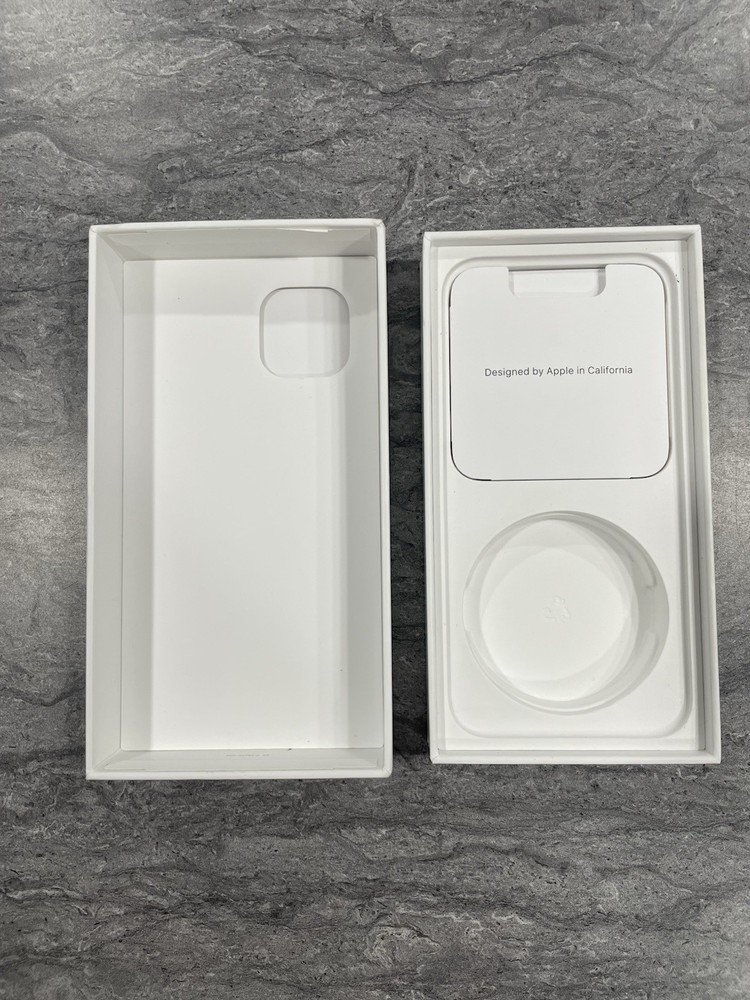 Apple iPhone 13 Midnight BOX ONLY with Retail OEM Sticker & Sim Ejector