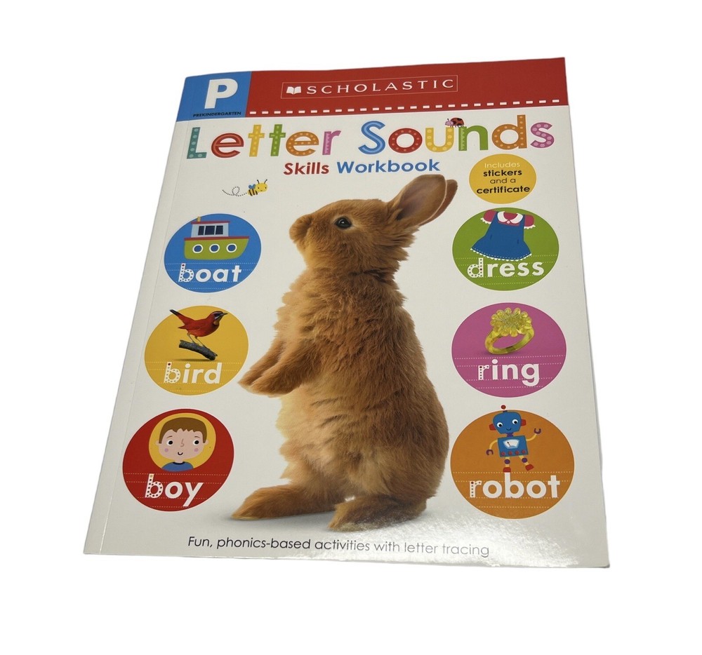 Scholastic Preschool Letter Sounds Workbook