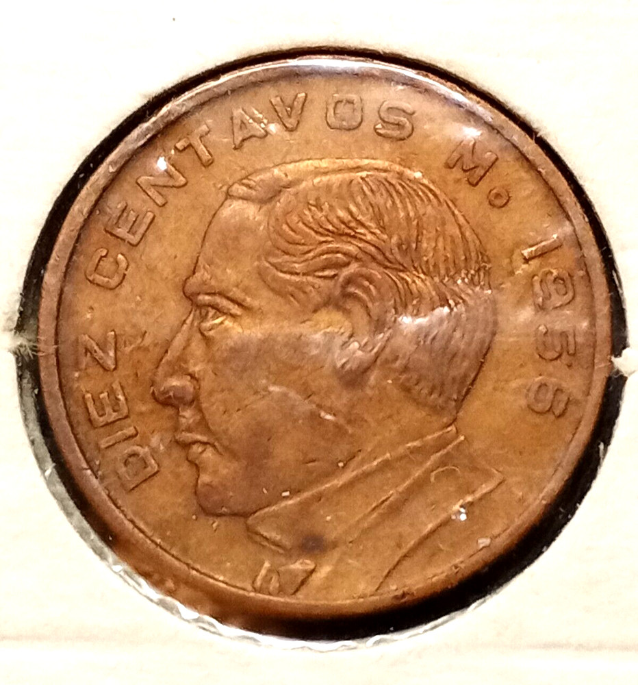 MEXICO 10 CENTAVOSS 1956