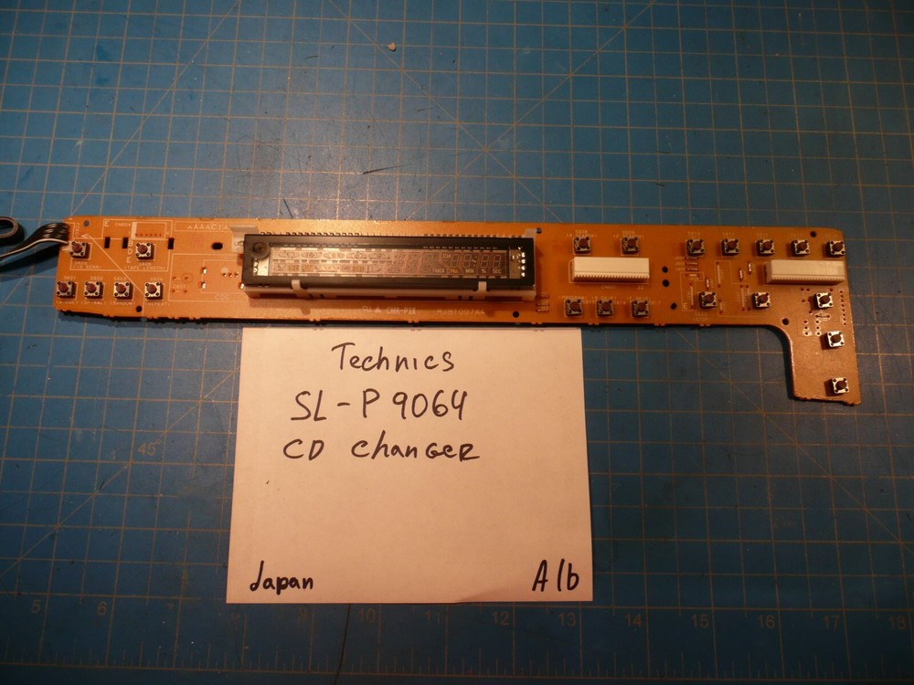 Technics SL-P9064 CD Changer Replacement Display Cir Board Part # RJB1007AA