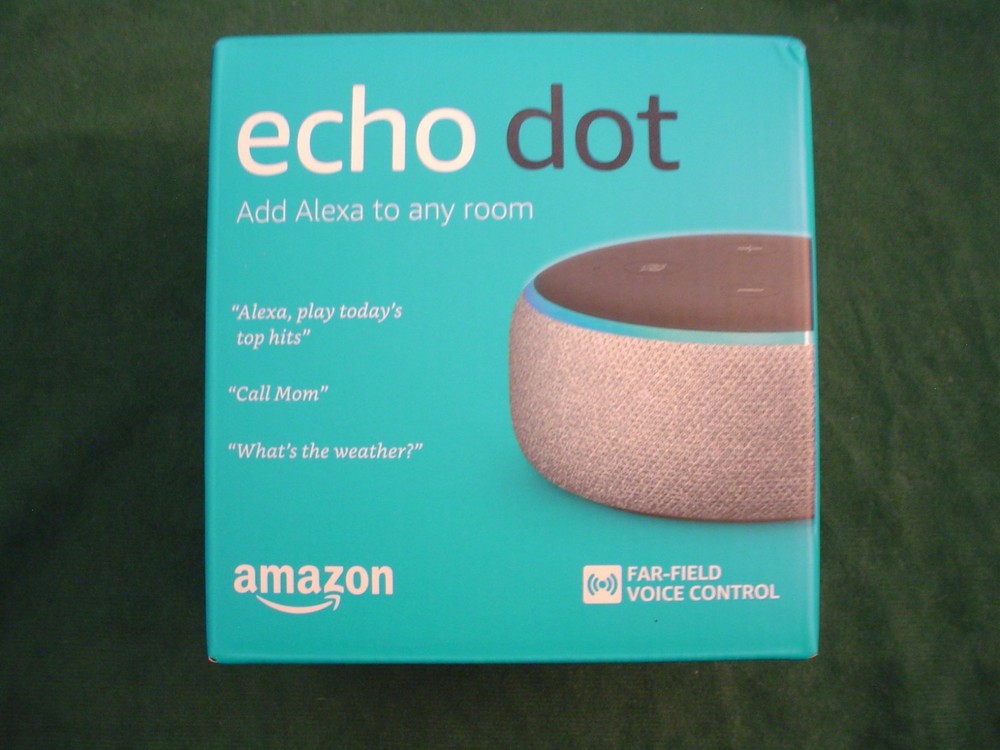New Amazon Echo Dot 3rd Generation w/ Alexa Voice Media Device - Heather Gray