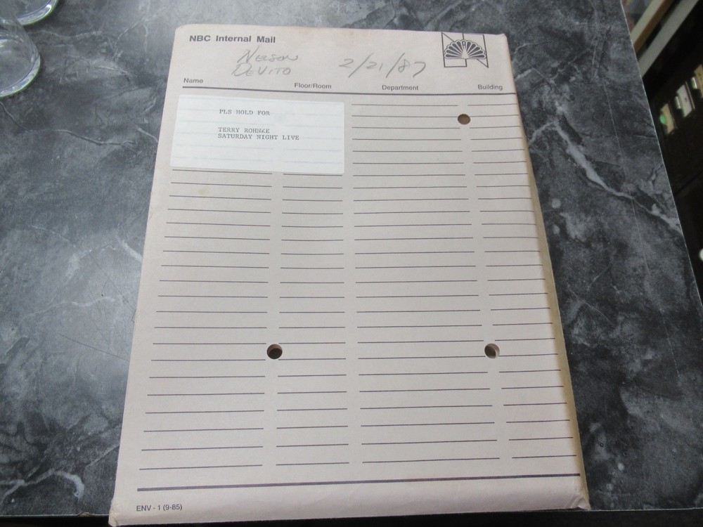 #497 Terry Rohnke's Personal Saturday Night Live Script Willie Nelson D DeVito