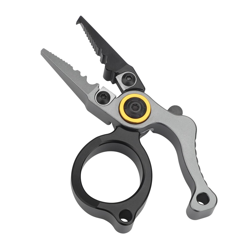 1× Anti-Rust Mini Fishing Pliers Scissors Line Cutter Hook Remover Split Ring