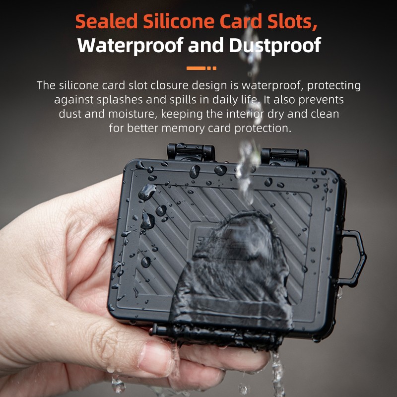 Camera SD TF Card Memory Card Storage Box Waterproof Case for DJI/Insta 360