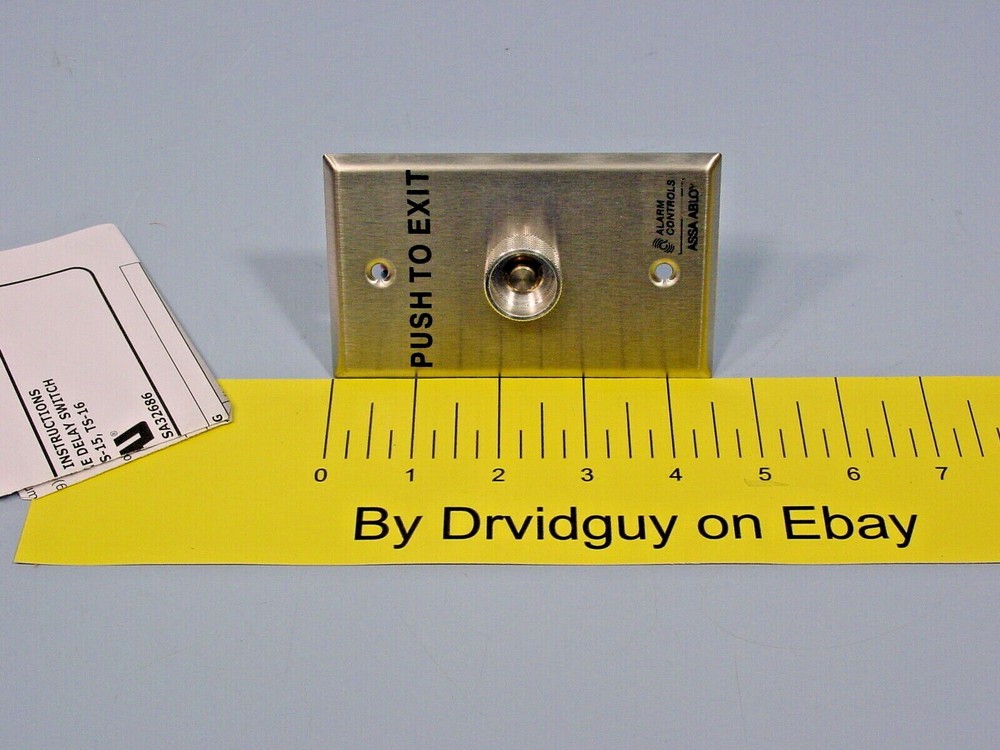 *Alarm Controls TS-16 Assa Abloy Pneumatic Time Delay 2A @ 28VDC PUSH TO EXIT