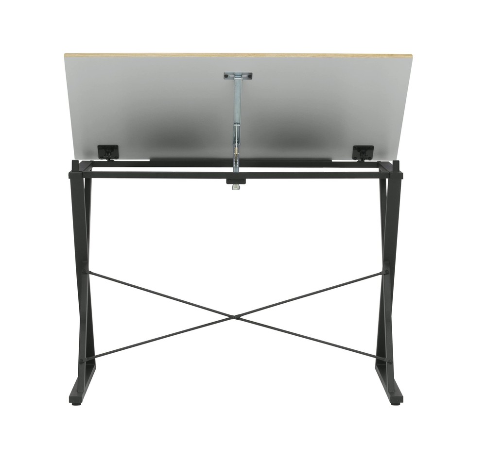 SD STUDIO DESIGNS Axiom II Drawing 42" Wide Adjustable Top Drafting Table, Gr...