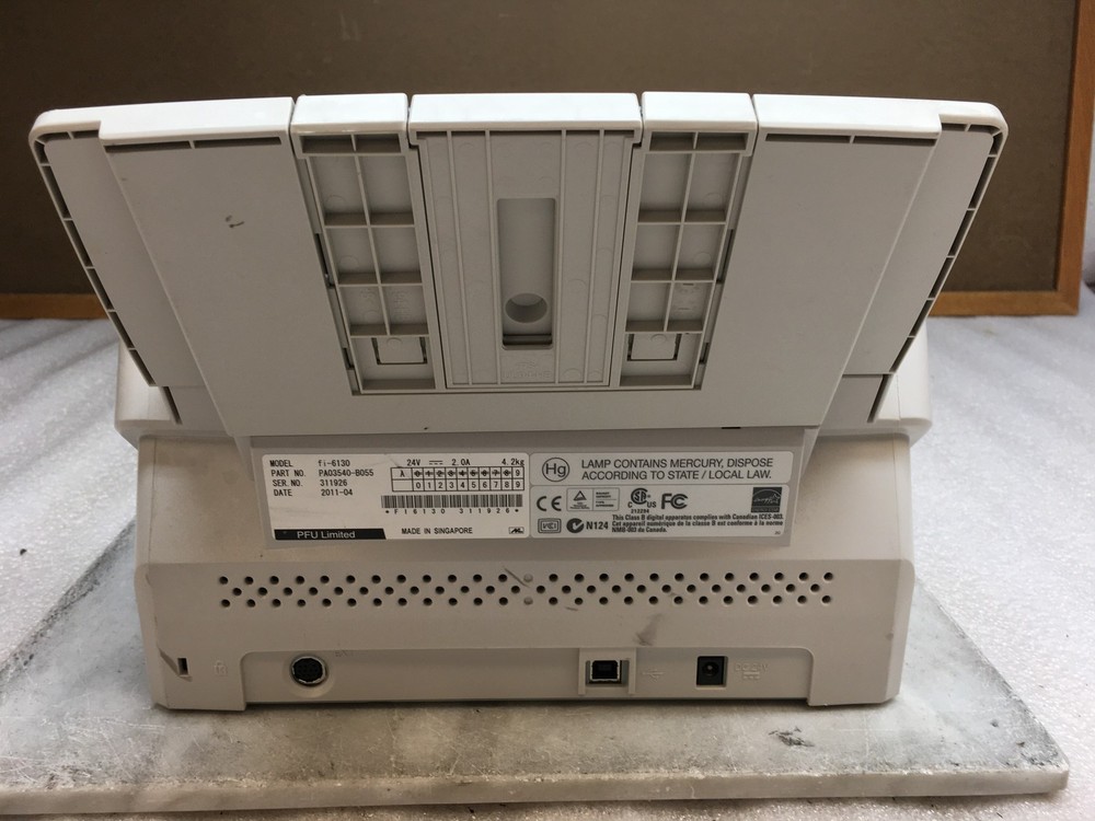 Fujitsu fi-6130 Color Duplex Document Scanner - No Power Cable