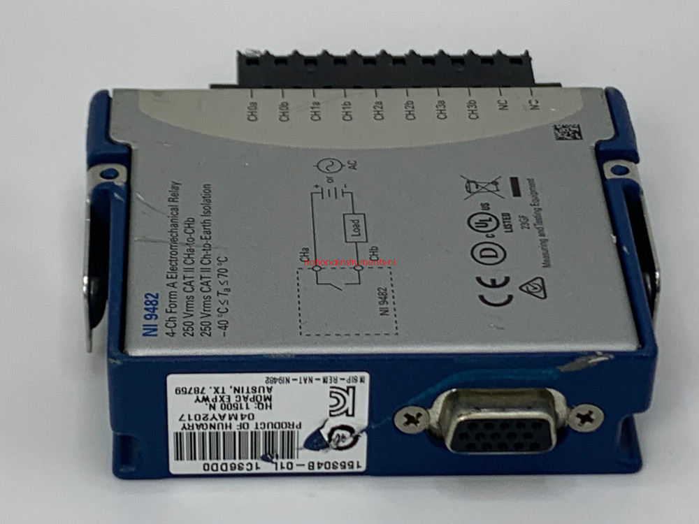 NATIONAL INSTRUMENTS NI 9482 Relay Module Test passed spot