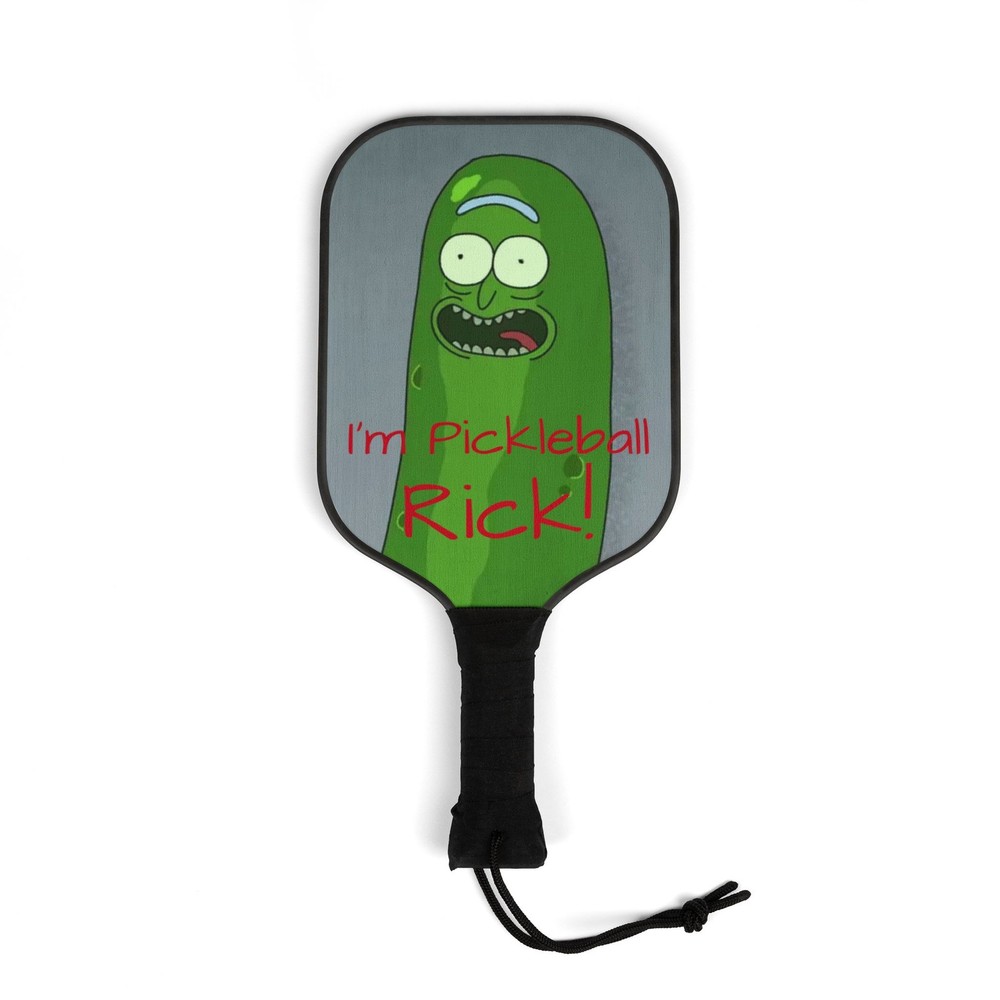 Rick and Morty Pickle Rick Pickleball Set
