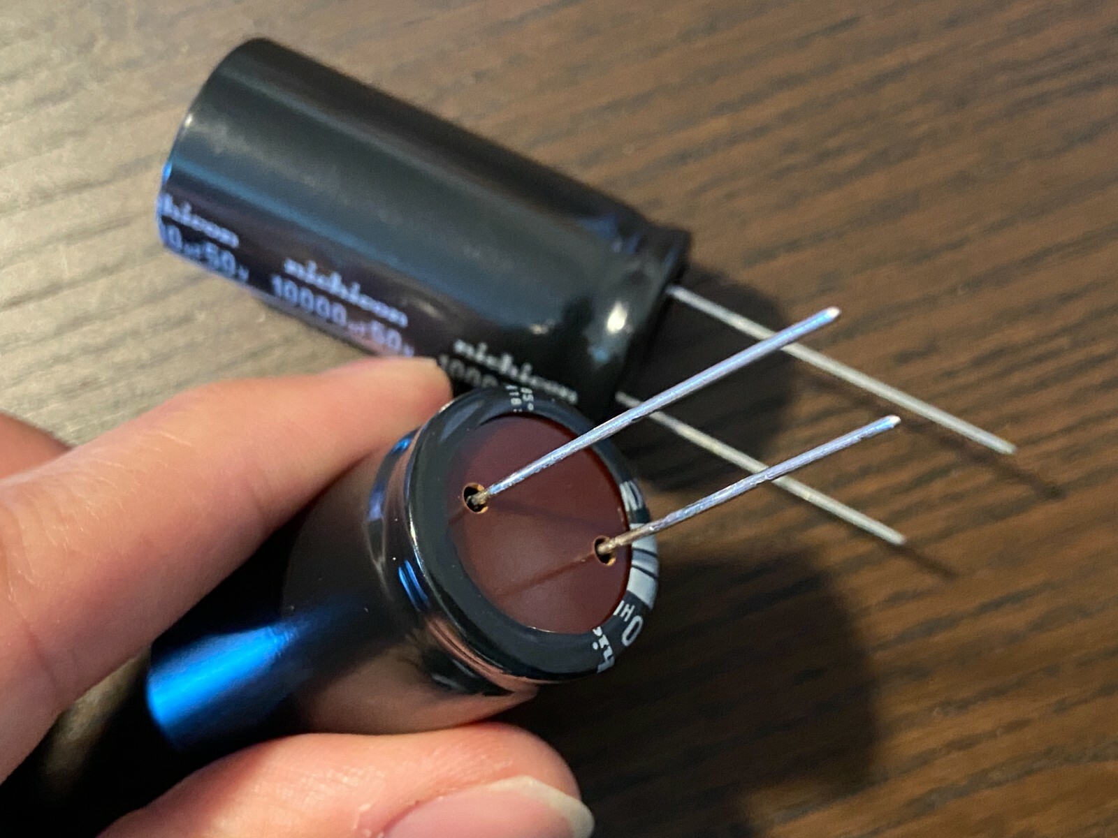 2 New Main Capacitors Pioneer SX-780 SA-7500 II Nichicon 10000 uf 50v 25mm