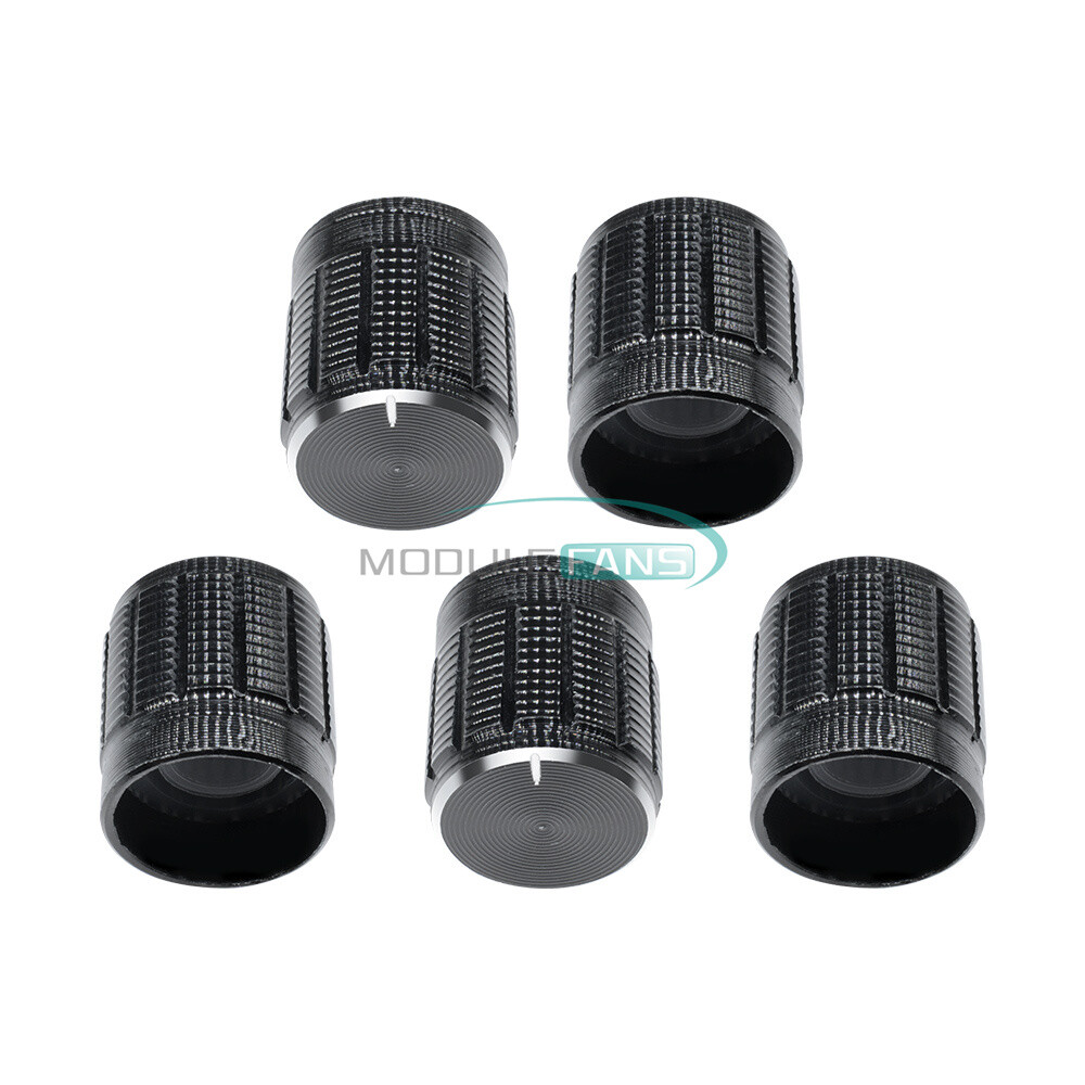 10PCS Volume Control Rotary Knobs For 6mm Dia Knurled Shaft Potentiometer M