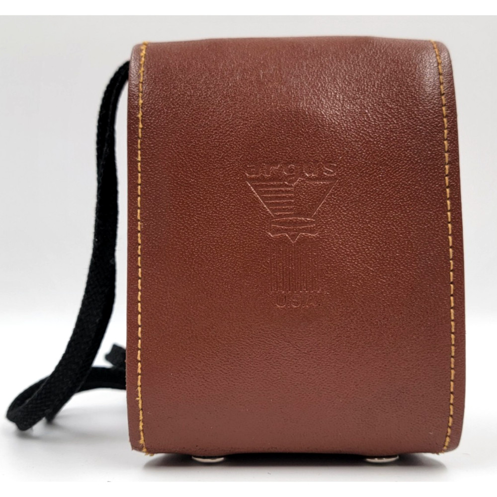 Argoflex Seventy-Five Camera w/ Leather Case 1949-1964 Photo Picture 620 Film