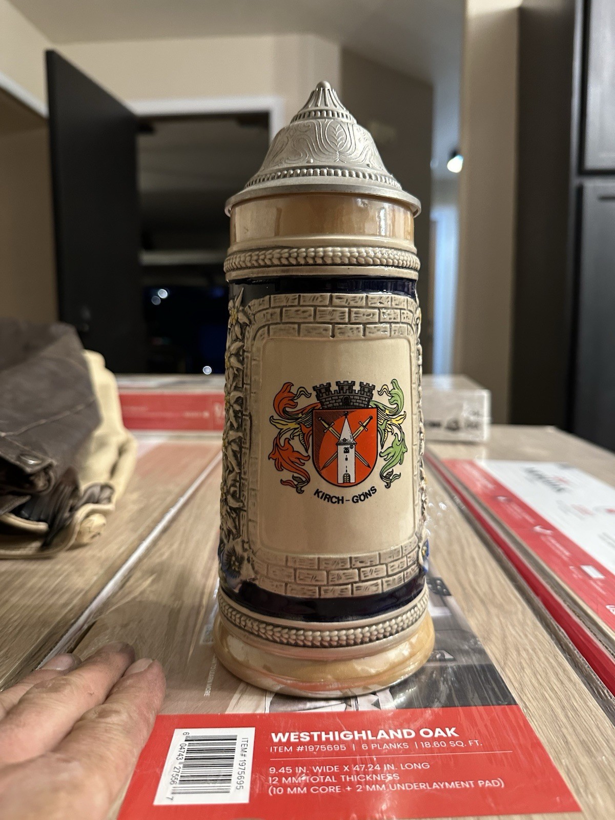 Vintage German Beer Stien Stein Mug