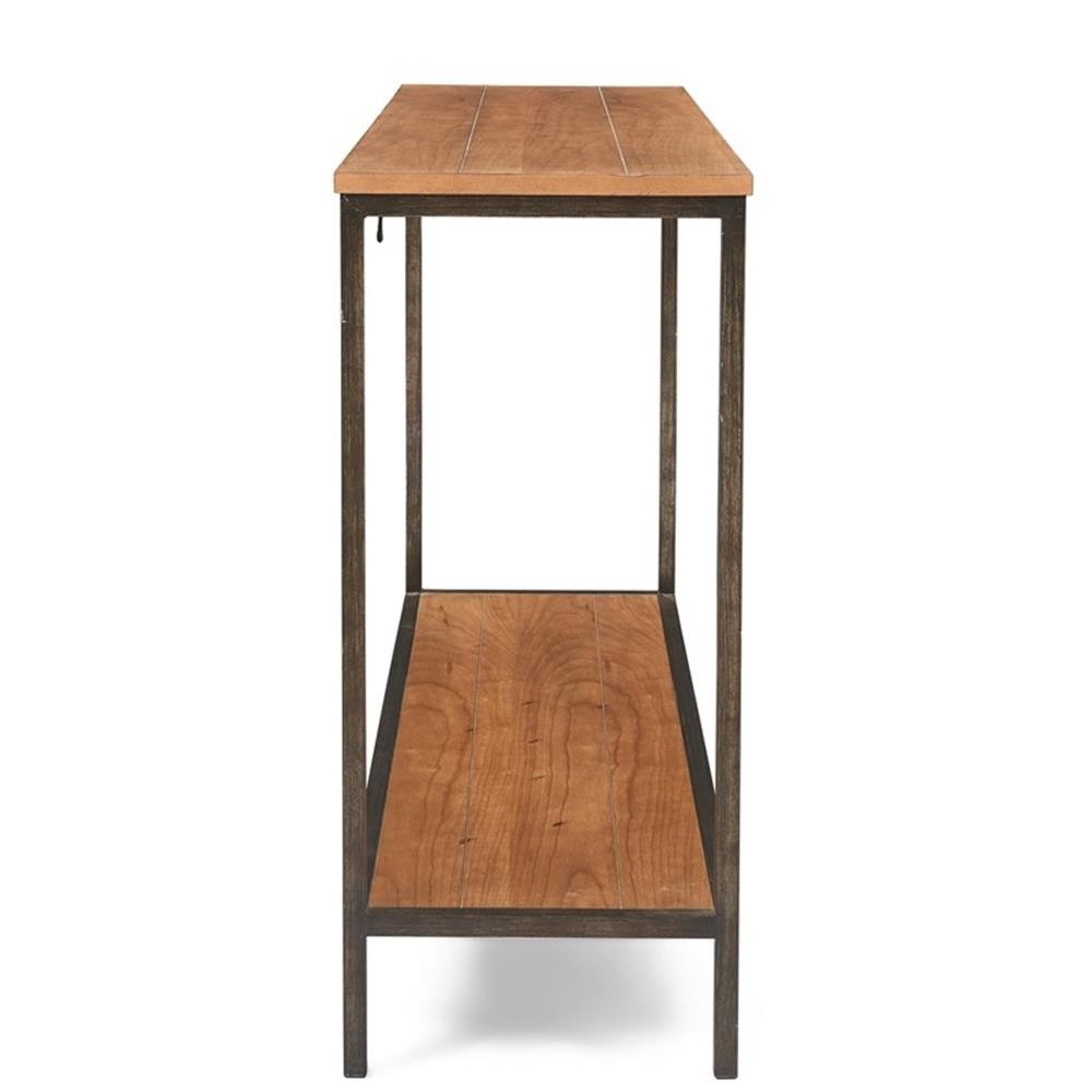 ClickDecor Nolan 2-Tier Console Table Brown