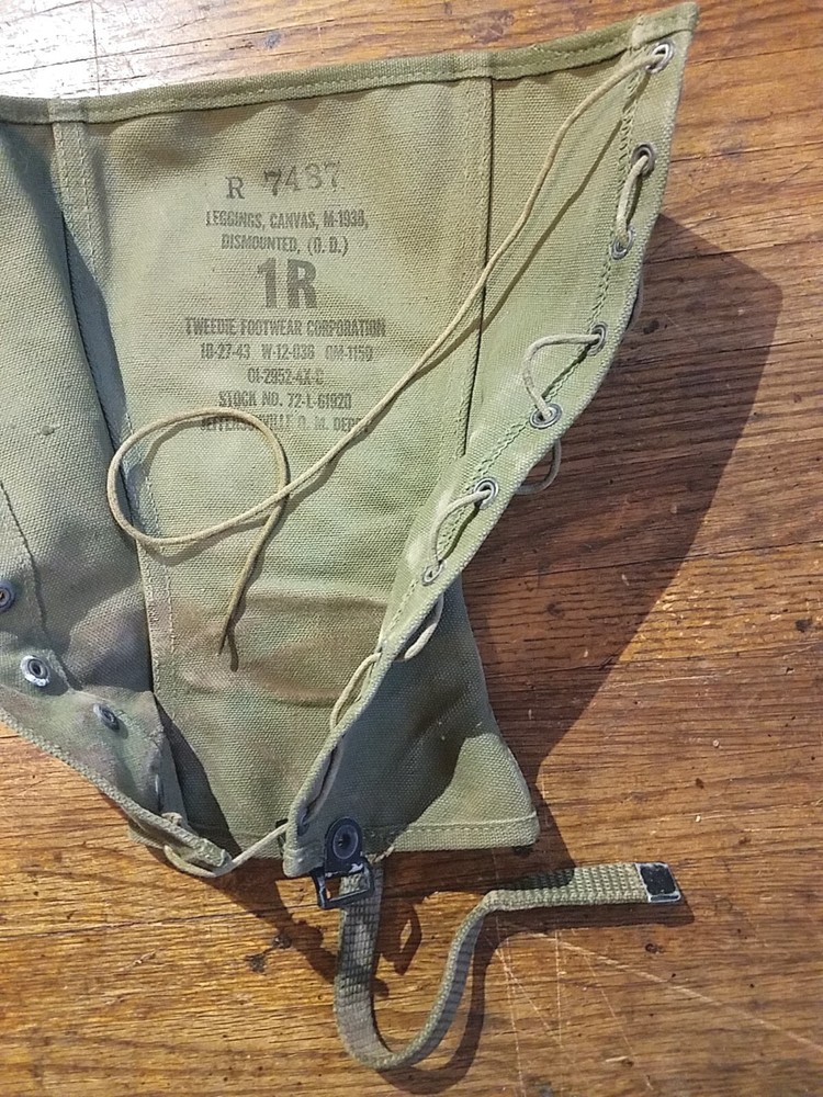 WW2 U.S. Army M 1938 Leggings