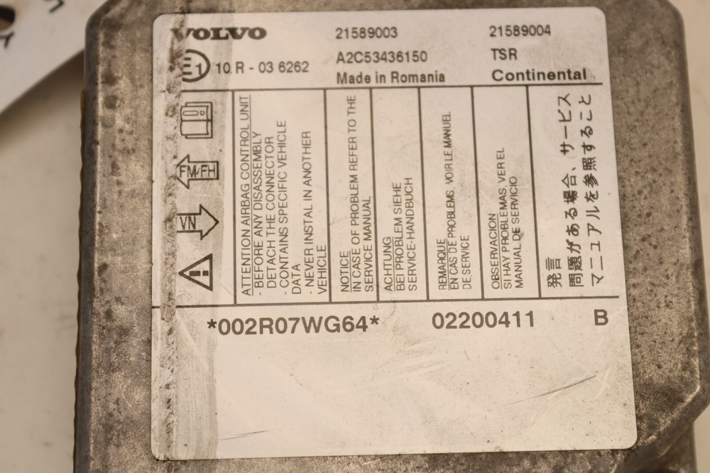 2019-2023 VOLVO VNL 760 D13 ECM CAB COMPUTER CONTROL MODULE UNIT OEM