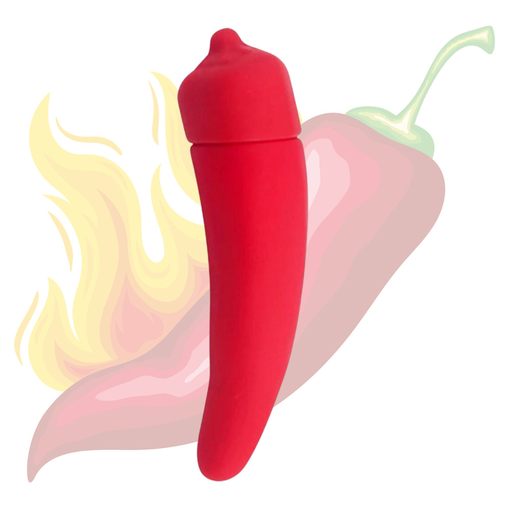 Discreet Chili-Shaped Vibrator Multi-speed Vibrating Teaser Orgasm Stimulator
