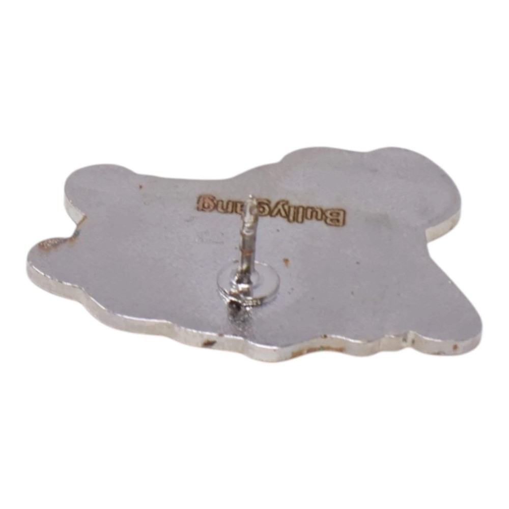 BULLY Silver Plating / White Graphic Pin