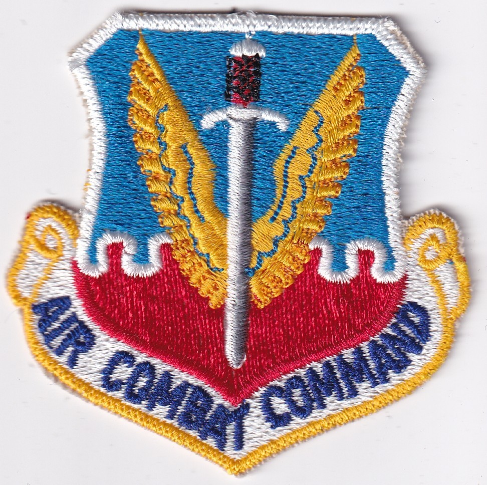 Air Combat Command patch color GWOT era USAF US Air Force