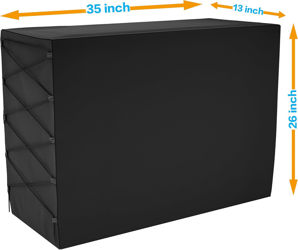 Mini Split Cover - Large Condenser Covers for Outside Unit, 600D Oxford Fabric H