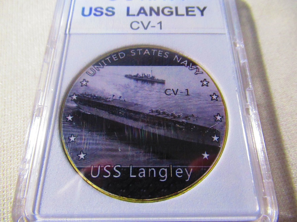 US NAVY - USS Langley (CV-1) Challenge Coin