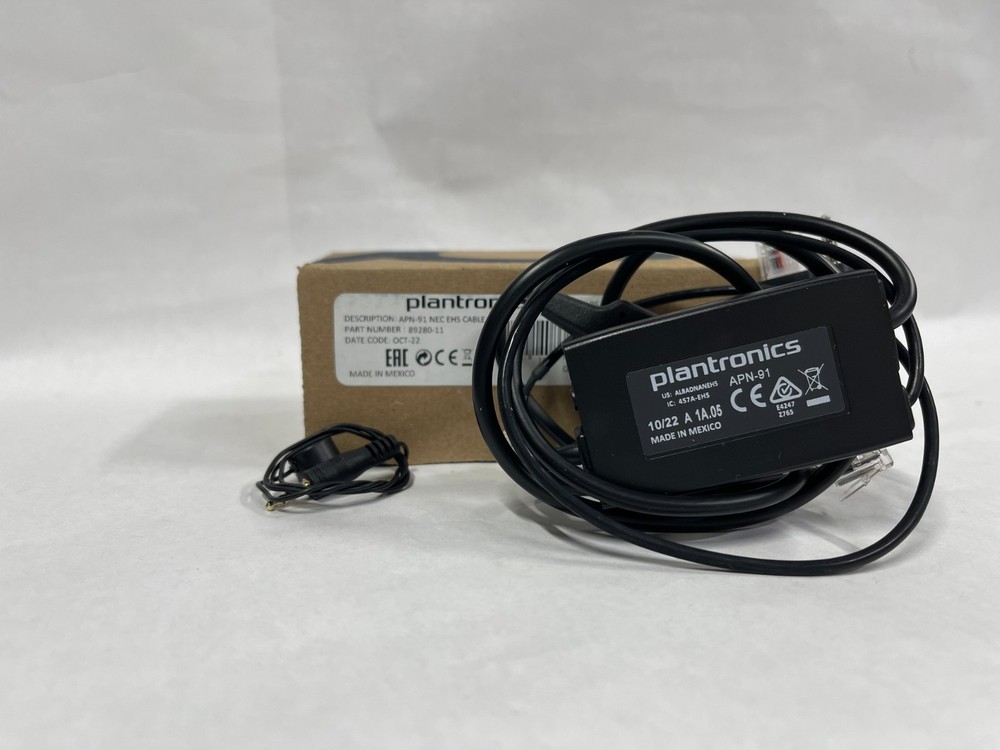 Plantronics- Poly APN-91 NEC EHS Cable - 89280-11 Electronic Hook Switch Cable