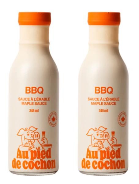 Pied De Cochon Sauce Maple BBQ 345ml (2 Pack)