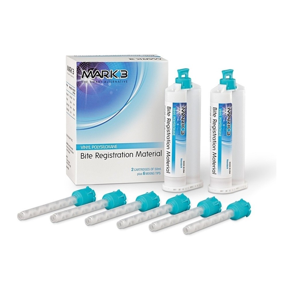 Dental Bite Registration Impression Material FAST SET or REGULAR SET, 50ml MARK3