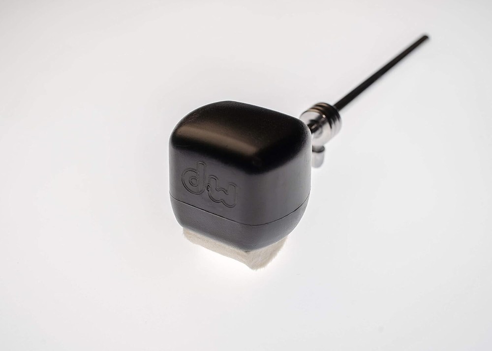 Lightweight DW Bass Drum Beater with Soft & Hard Surfaces - Compact & Efficient