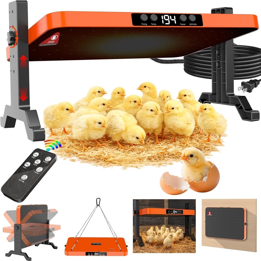 Chicken Coop Heater,200 Watts Chicks Brooder Heater with Overheating 173