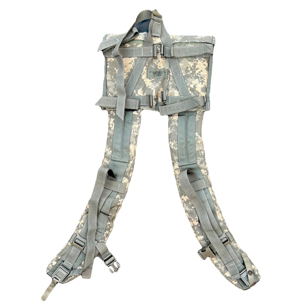 US Military MOLLE Enhanced Frame Shoulder Straps ACU For Large Rucksack