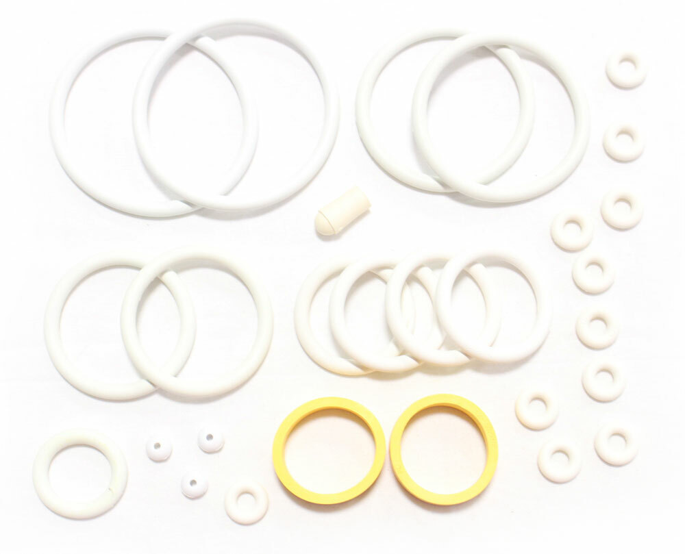 Bally Nitro Groundshaker Pinball Machine Replacement Rubber Ring Kit White