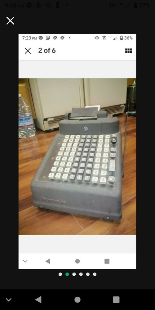 Early 20th Century Antique Burroughs Adding Machine