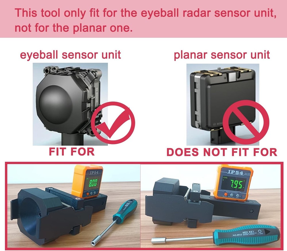 ADAS Calibration planar & eyeball ACC Radar Sensor Positioning Leveling Tool