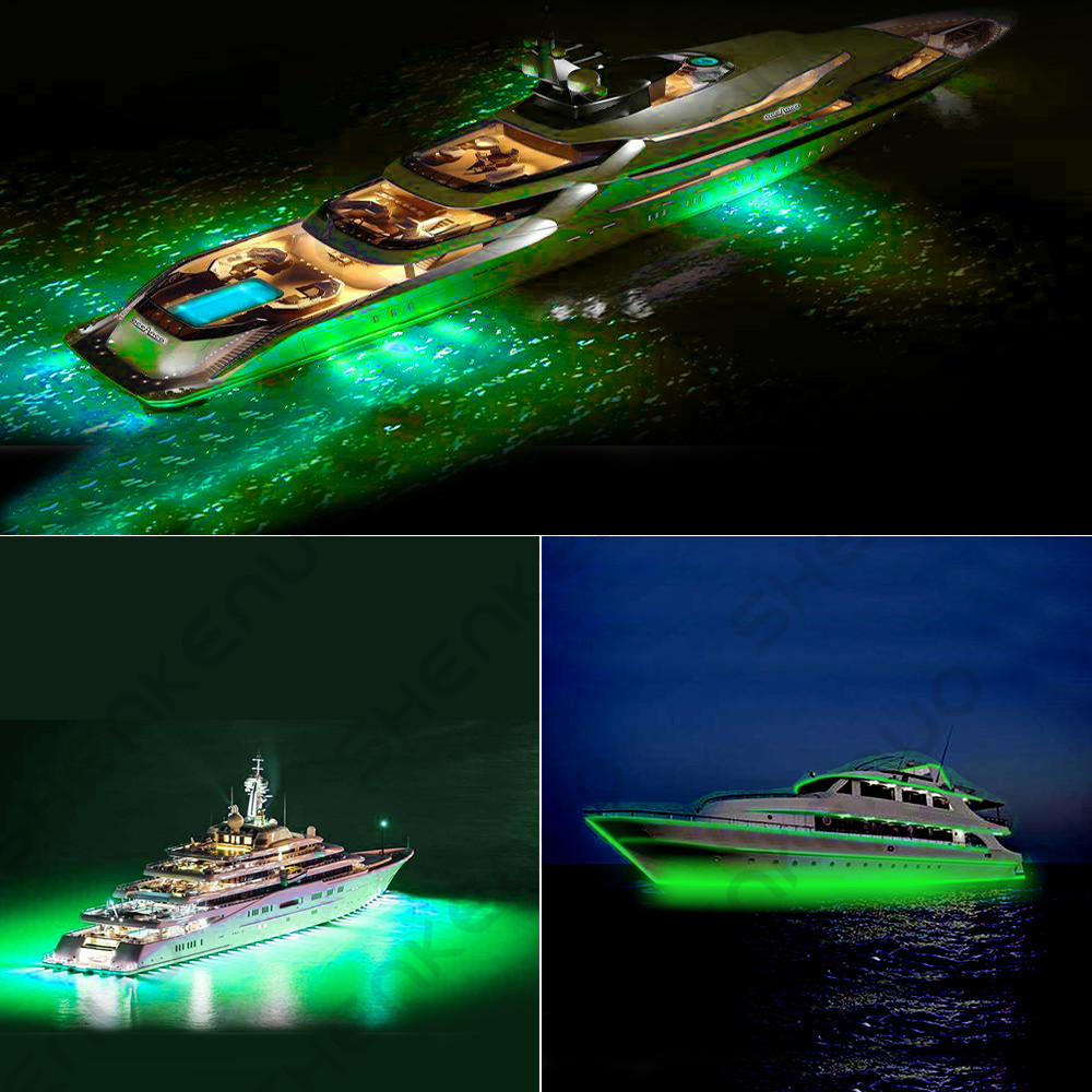 Wireless Green 16ft LED Strip Kit For Boat Marine Deck Interior Lighting US SHIP