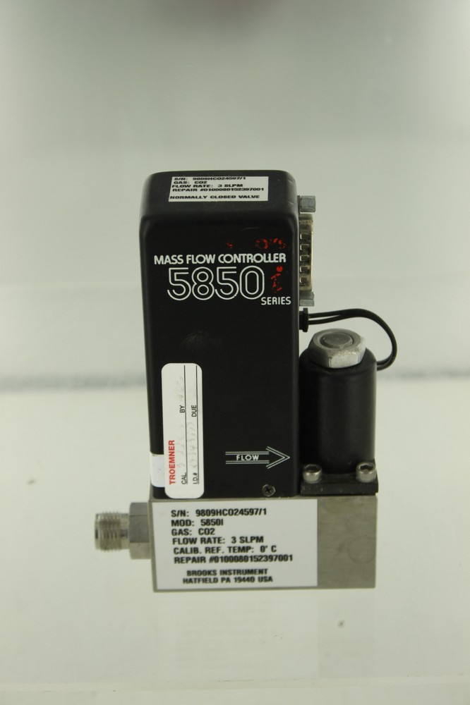 BROOKS INSTRUMENT 5850I MASS FLOW CONTROLLER 3SLPM