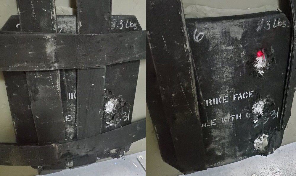 Single Curve Level III+ Ceramic/Composite Body Armor Plate