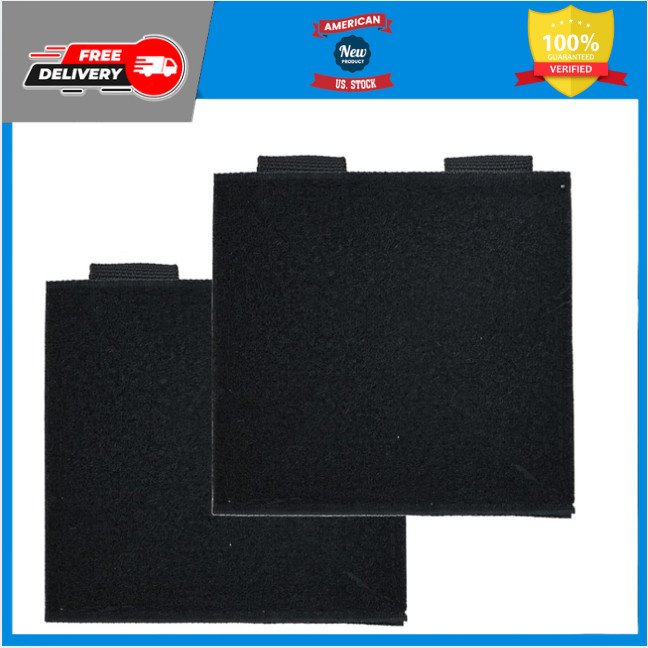 2Pack Molle Patch Panel Hook&Loop Adapter Panel for DIY Patch Badges Tactical...