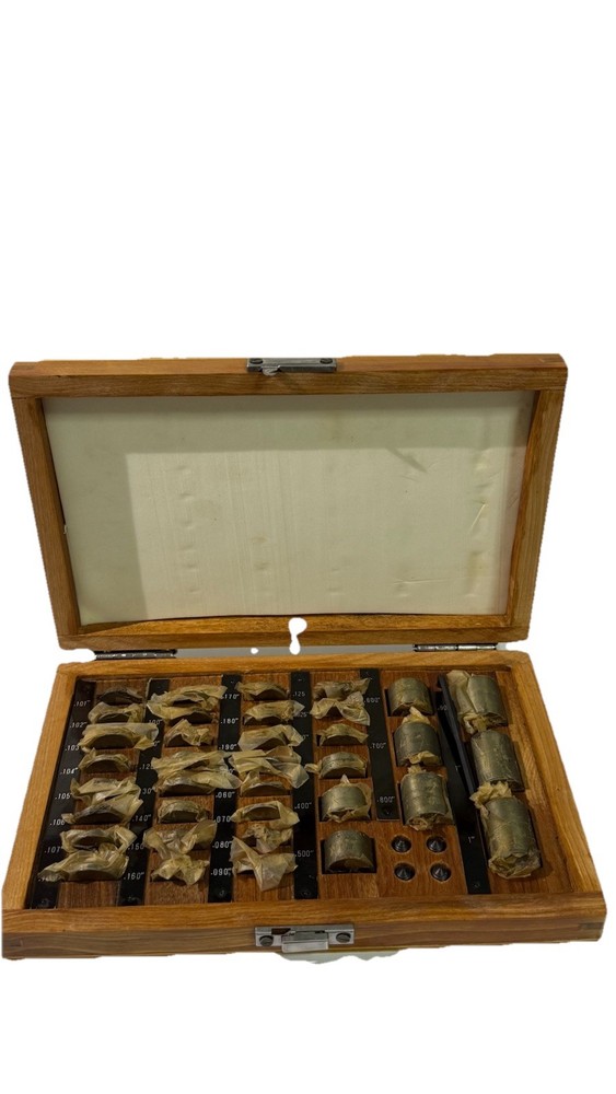 Space Block Set 36 PC Round Hardened Gauges, New