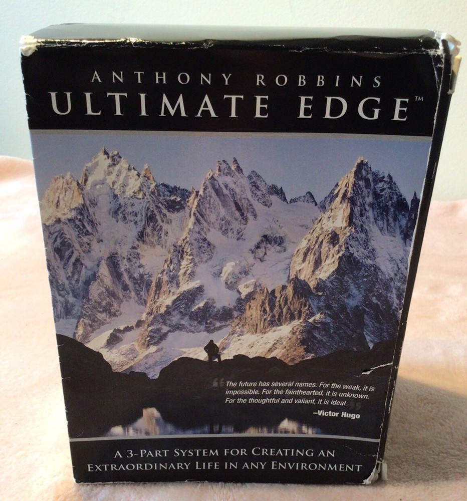 Anthony Tony Robbins ULTIMATE EDGE 3 Part System DVD CD Box Set