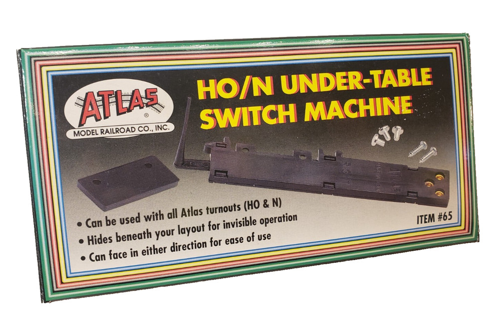 ATLAS  HO/N Under-Table Switch Machine     Item #65