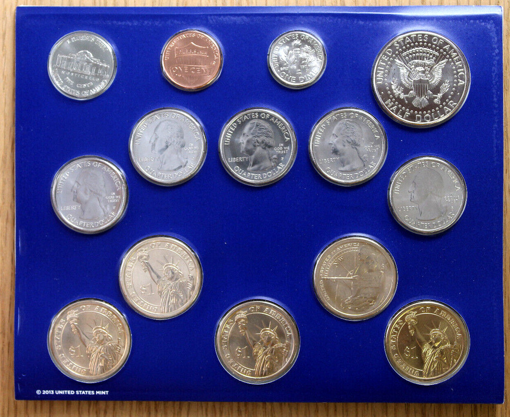 2014 Mint Set - Uncirculated Coins - 28-Coin Set - P & D