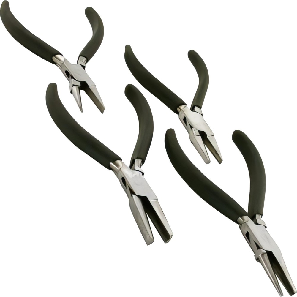 4Pc Pliers Set for Wire Wrapping & Jewelers