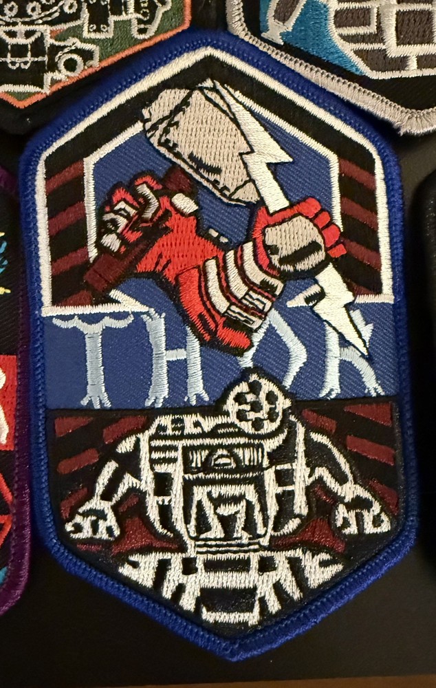 Thor   Embroidered Patch BattleTech Virtual World Authentic