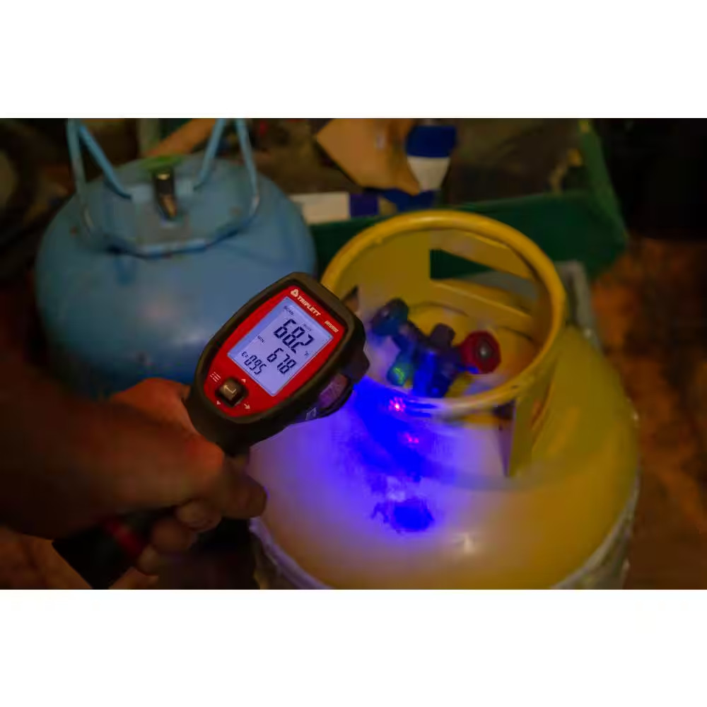 IR Thermometer with UV Leak Detection