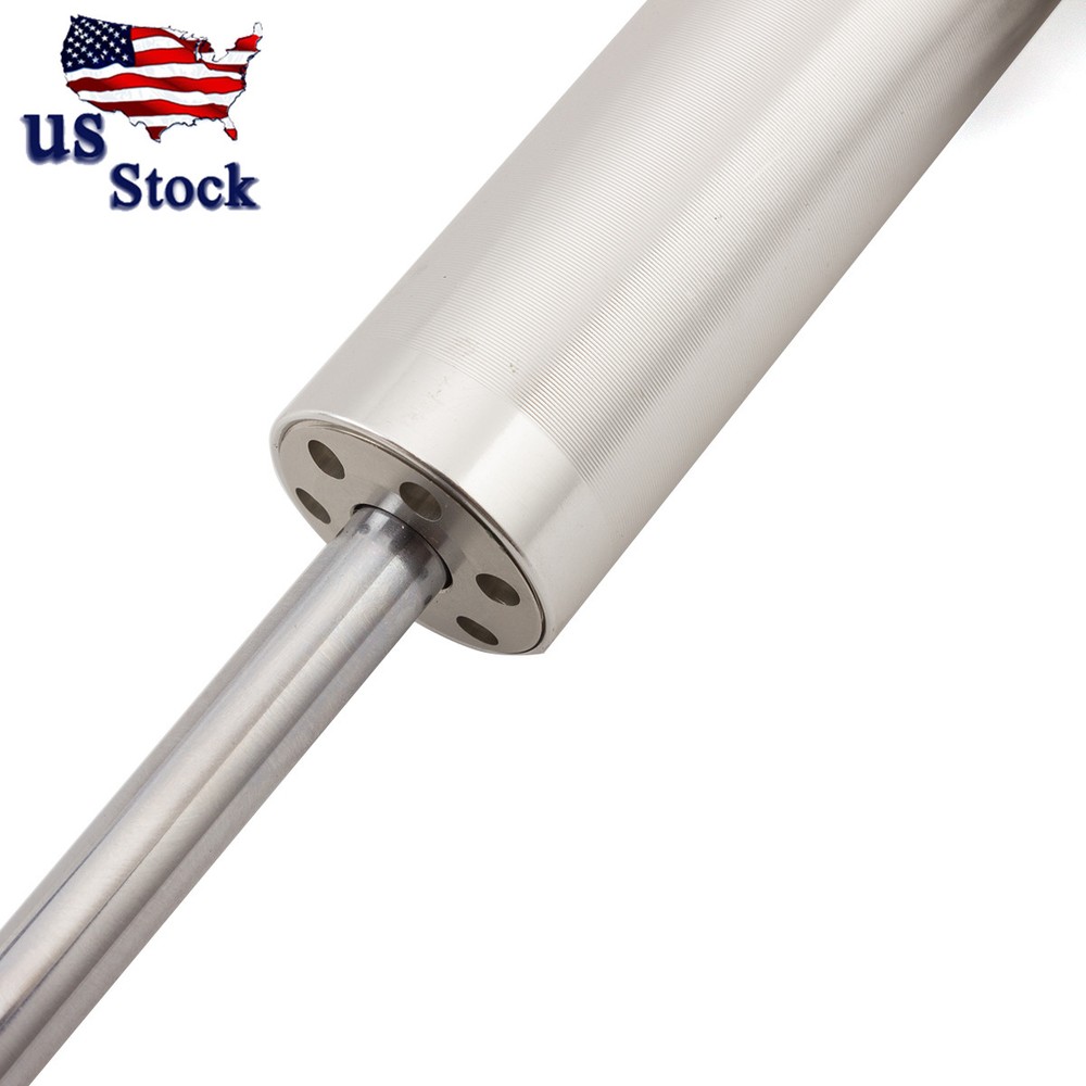 Adjustable Steering Damper Stabilizer Universal Motorcycle Silver&Red