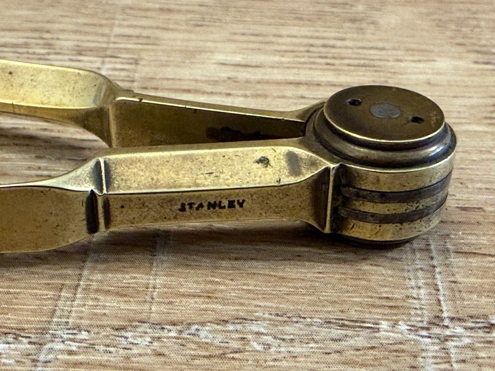 VINTAGE BRASS STANLEY DRAFTING NAVIGATION TOOL