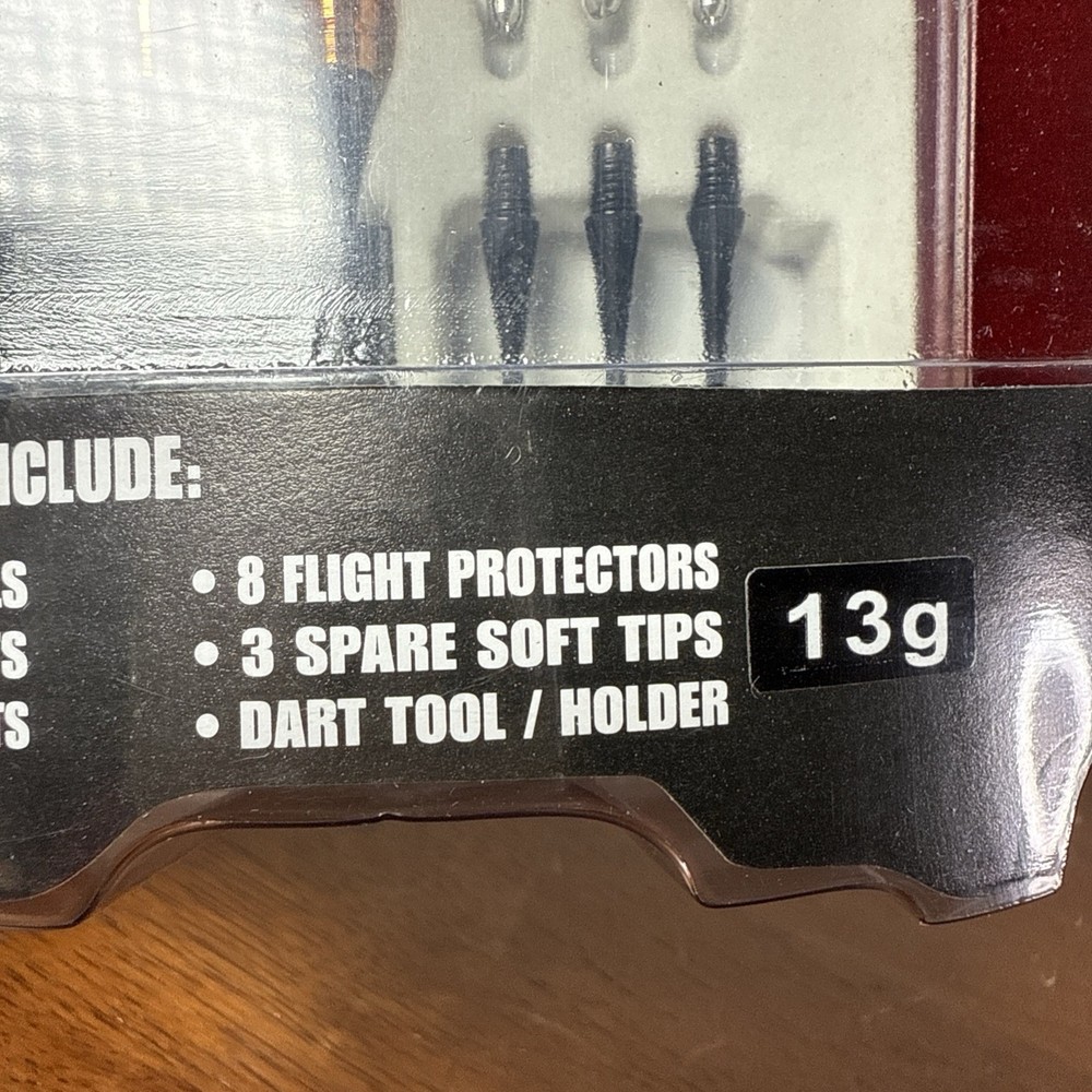 13 GRAMS - HALEX SOFTECH 8000 SOFT TIP DART SET WITH CASE Copper