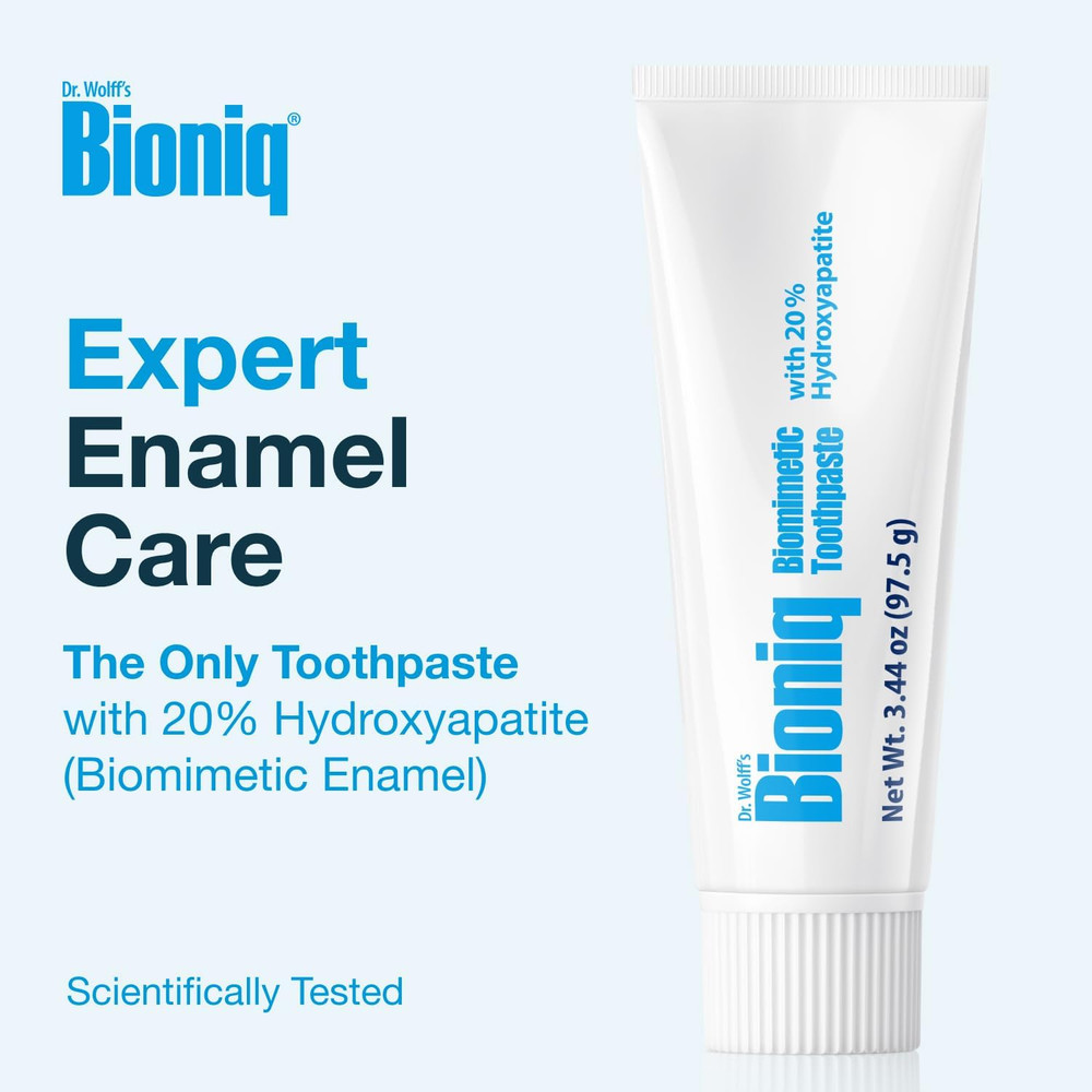 Bioniq Classic Fluoride Free Toothpaste with 20% Hydroxyapatite, Clinically Test