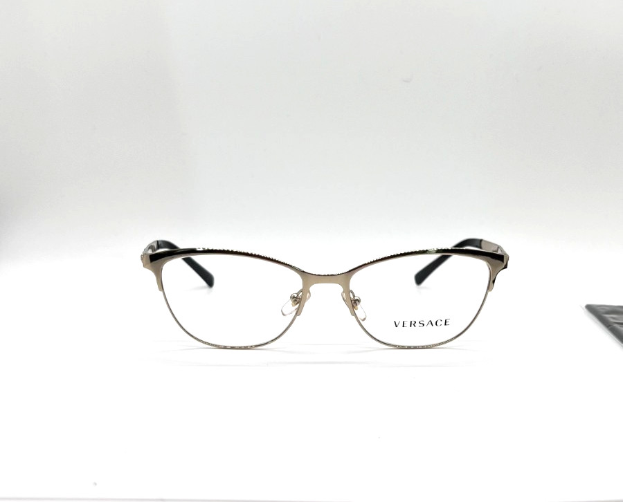 VERSACE 1251 1252 Women Eyeglasses 53-16-140 Pale Gold 100% Authentic